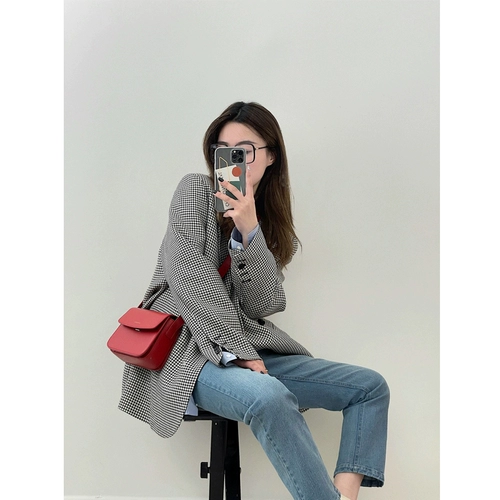 Осенний пиджак классического кроя, сексуальная сумка для отдыха, коллекция 2022, подходит для подростков