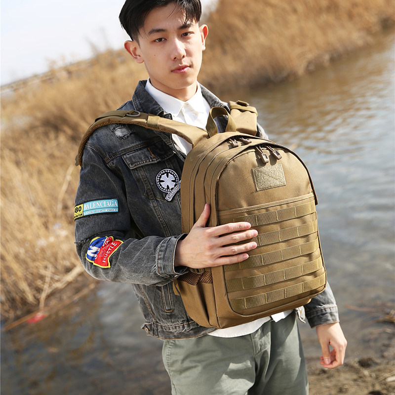 2019 outdoor camouflage men's and women's tactical multi-functional schoolbags for primary and secondary school students
