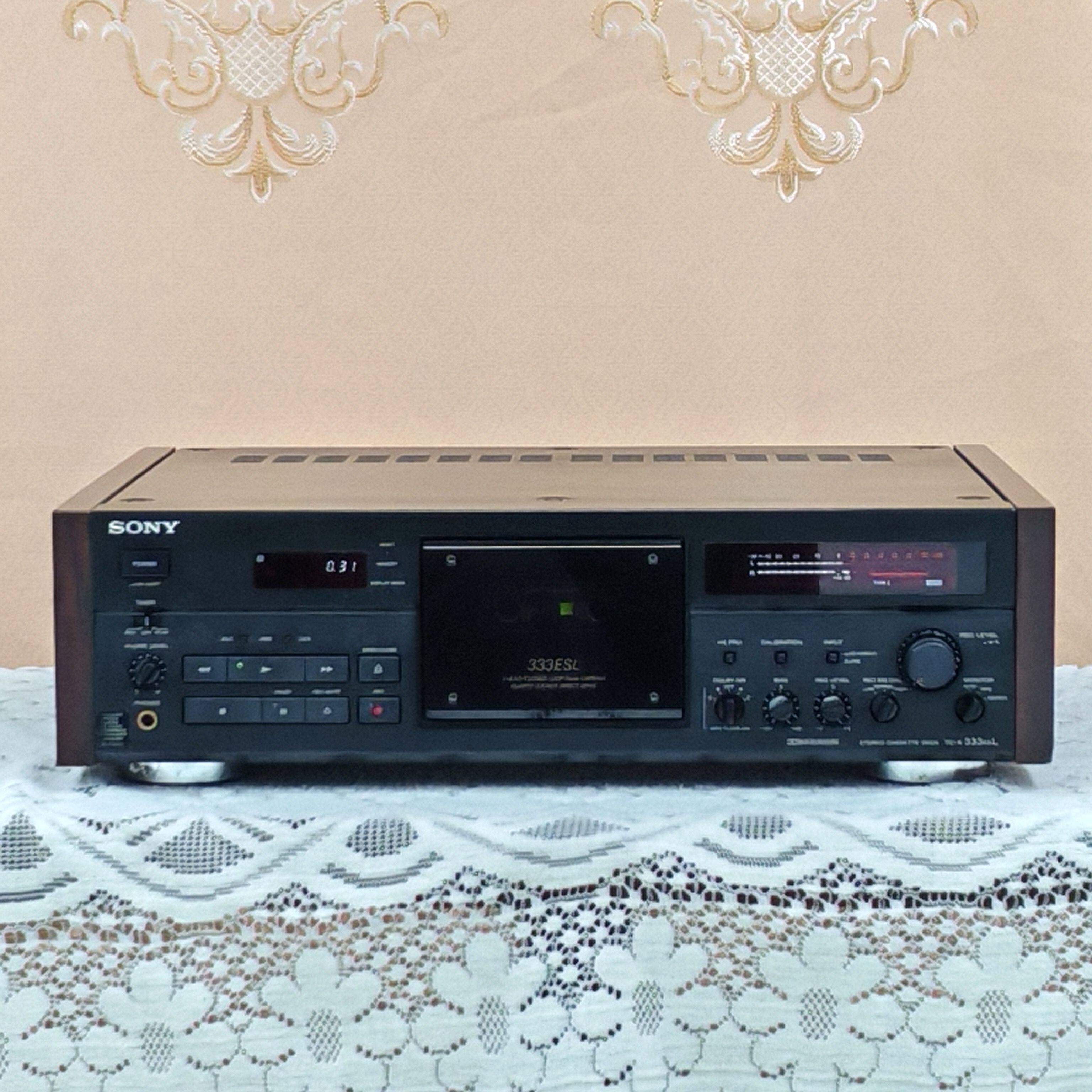 原装进口二手索尼/SONY TC-K333ESL三磁头专业录放卡座机磁带机评价- 淘宝网