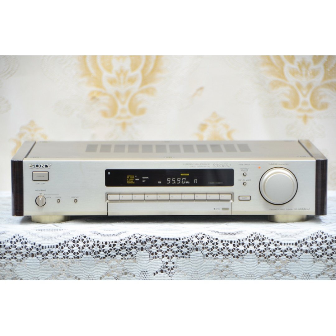 山水/SANSUI TU-9900 空气8连FM收音头：复古科技风，音乐与空气清新两