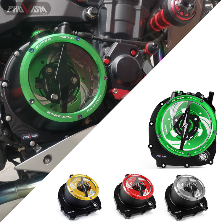 FAUVISM Kawasaki Z1000 16-17-18-19-20-21 modified clutch side cover transparent clutch cover