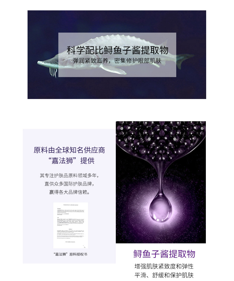 屈臣氏热售 Missface 深海鱼子酱眼霜 法国进口原料 图6