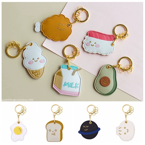 Милый защитный чехол, индукционный чехол для проездного и картхолдер, брелок