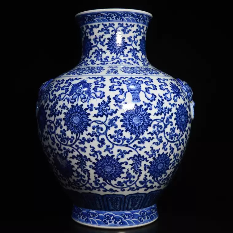 粉彩壽桃天球瓶清雍正八桃天球瓶居家桌面復古懷舊花瓶