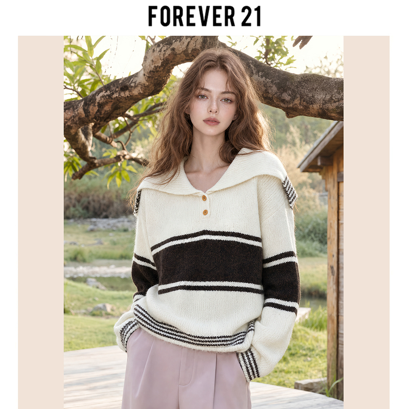 Forever 21 Apricot Color 2026 Summer New Sweater Celebrity Style Texture College Style Trendy Thin Korean Style Forever 21 Apricot Color 2026 Summer New Sweater Celebrity Style Texture College Style Trendy Thin Korean Style