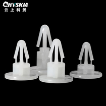 Nylon Rivet aircraft head flat bottom isolation column plastic bolt push type circuit board pcb fixed bracket spacer column