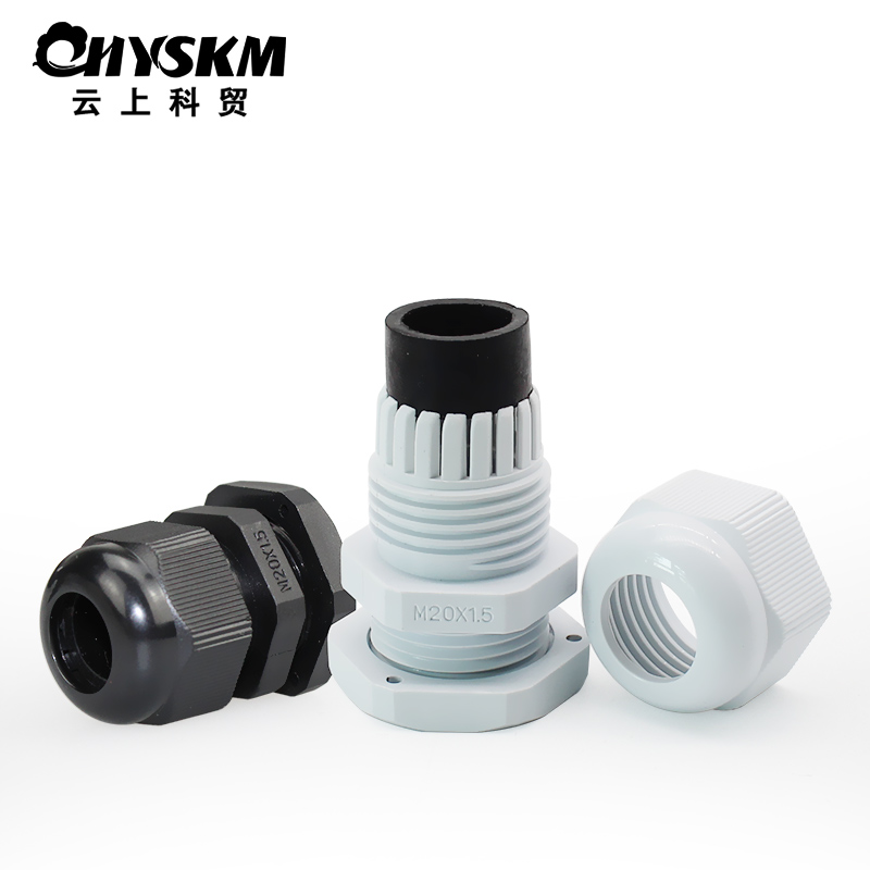 Waterproof joint waterproof choke plug waterproof plastic Gran head connector M12 * 1 5 national standard cable head 10 only