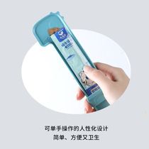 Curly tail cat strip spoon feeder cat strip squeezer hand feeding snack special spoon pet eating cat strip scraper