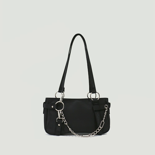 Черная ретро сумка для путешествий, сумка подмышку, сумка на одно плечо