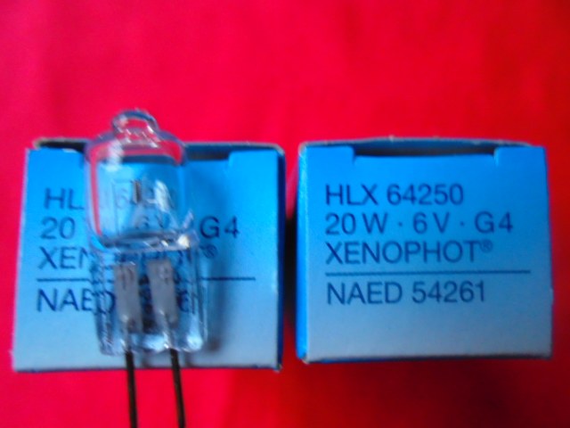 Original imported OSRAM Osram Osram optical instrument Mibubble surgery without shadow bulb HLX64250 6V20W