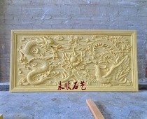 Artificial sandstone large-scale sculpture round sandstone Chinese-style relief dragon and phoenix Chengxiang Teahouse clubhouse courtyard decoration materials