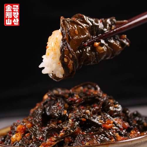 金刚山 Смешайте Suzi Ye Korean Kimchi Purple Purple Susan Yanyan Specialty Alavel Food of Cereal Pinry, соленые огурцы, соус, соус, соус