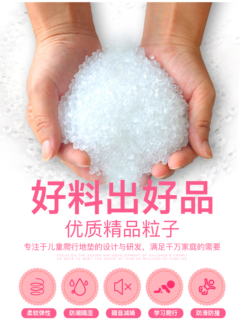 Thảm xốp làm dày hộ gia đình phòng ngủ của trẻ em khâu thảm sàn leo không thấm nước chống vỡ chiếu mat - Thảm sàn thảm dậm chân