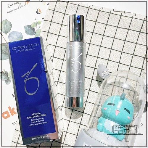 Новая версия 23.10 ~ Spot Free Shipping US Zo Skin Skin Bright White Allog 0.25 Реттинол Эссенция Anti -Wrinke 50 мл
