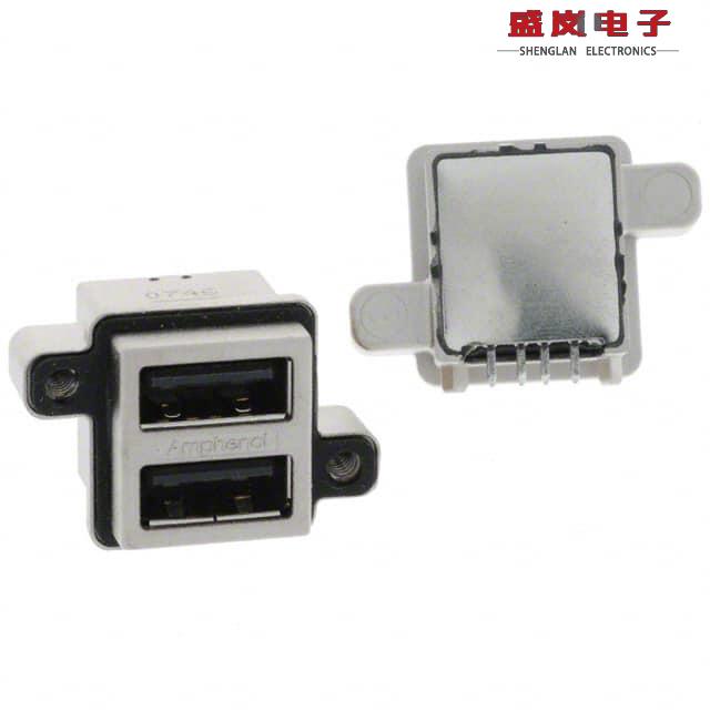 MUSB-C111-30CONN RCPT USB2 0 A STACK PCB R A] Connector-Taobao