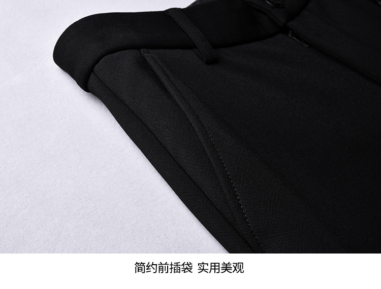 Quần yiyang quần âu nam cộng với nhung dày mùa đông mới trẻ màu đen co giãn Quần chân mỏng quần lót nam