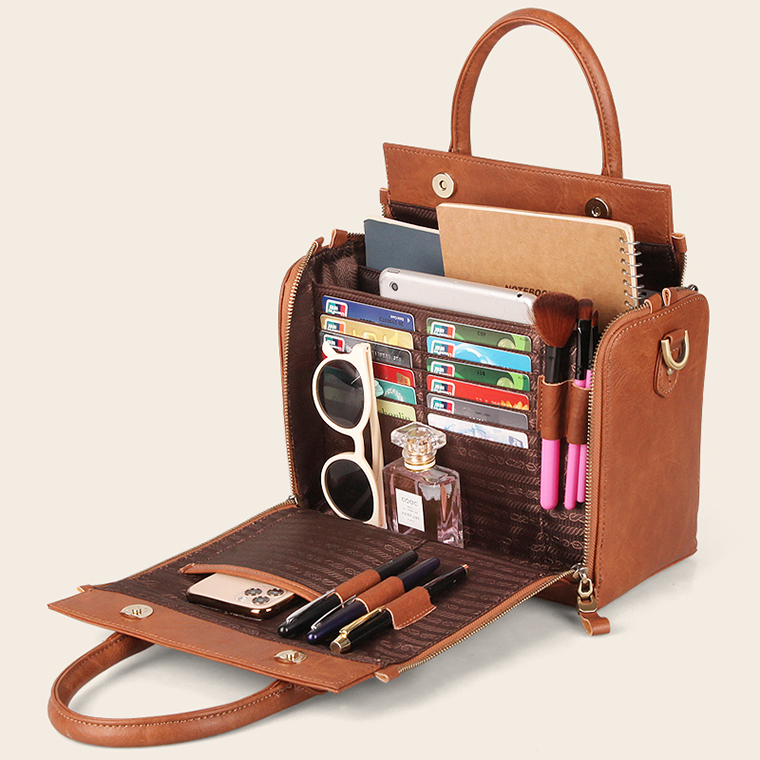 Handbag for Women, New Style, High-End, Large Capacity, Multi-Compartment, Niche, Suitable for Work, Commuting, Makeup, Crossbody Tote Bag