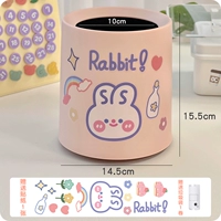 Розовый мусорный мешок, наклейка