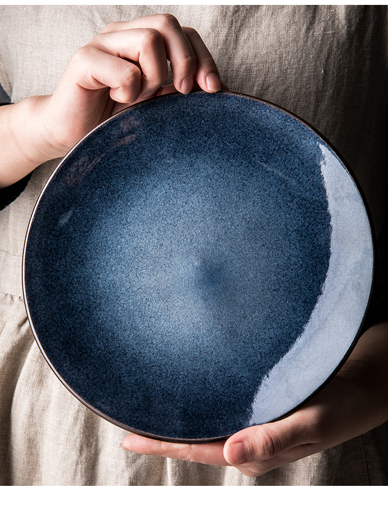 Nordic retro ceramic tableware 5 inch bowl of the big bowl rainbow such always move the food dish bowl of nice dishes for dinner