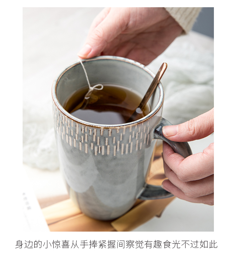 Youcci porcelain leisurely Europe type restoring ancient ways ceramic keller cup large capacity high mark cup large household drinking cups
