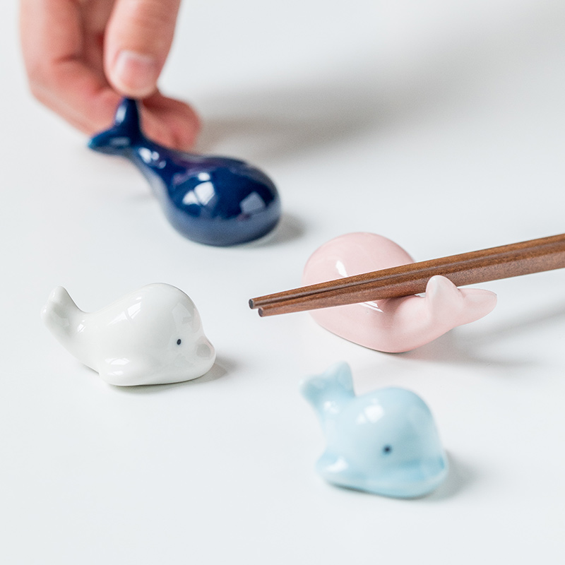 Youcci porcelain Japanese ceramic express animals leisurely chopsticks chopsticks pillow chopsticks holder frame furnishing articles character table decorations