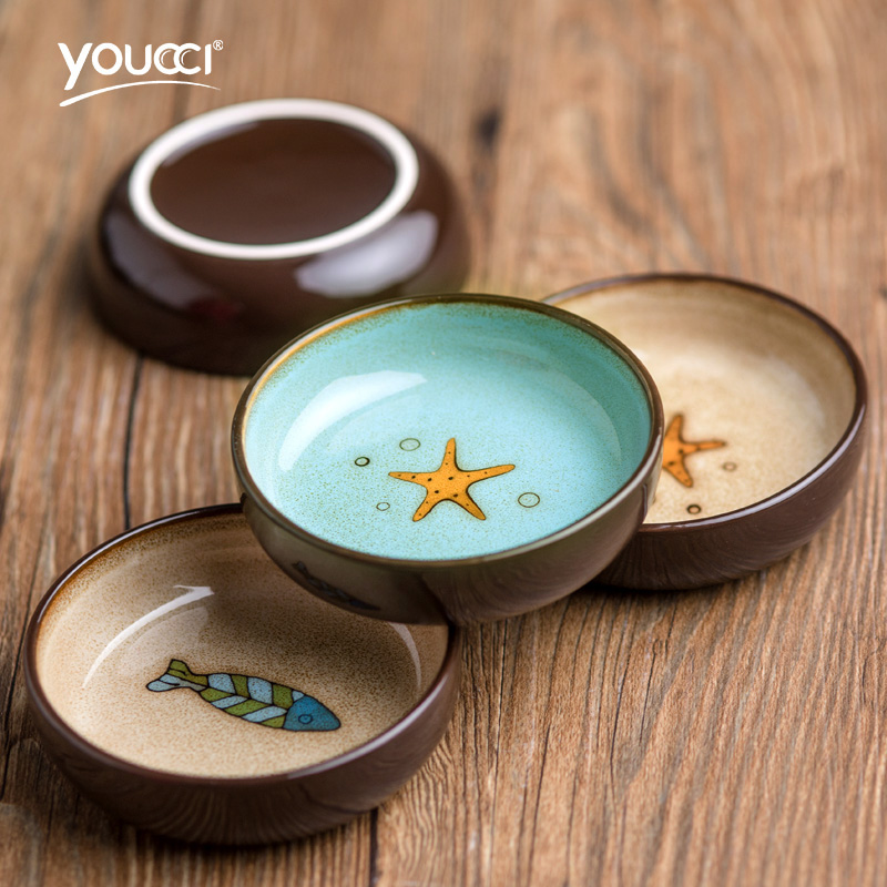 Youcci porcelain leisurely sauce hand - made ceramic disc kitchen multipurpose sauce vinegar sauce flavor dish to put pot small dishes