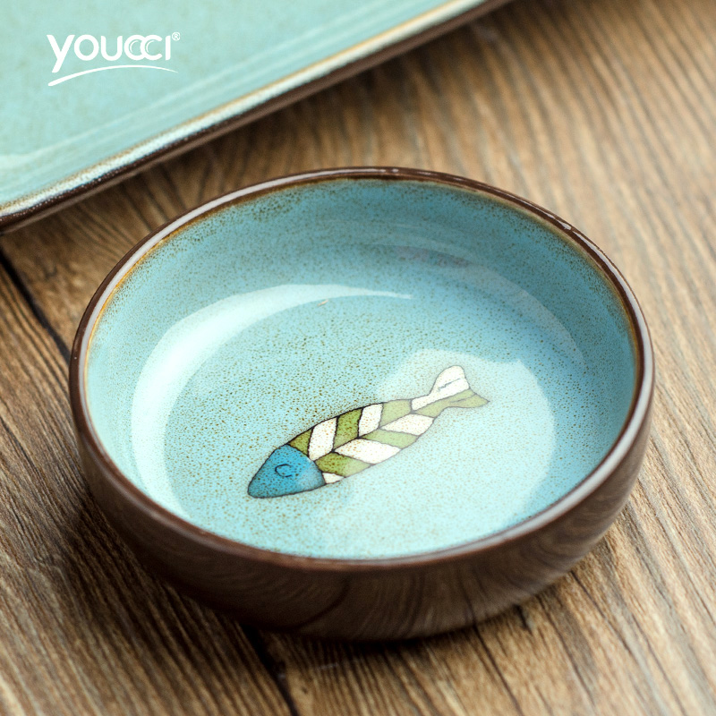 Youcci porcelain leisurely sauce hand - made ceramic disc kitchen multipurpose sauce vinegar sauce flavor dish to put pot small dishes