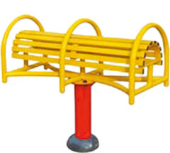 Two waist stretching frame waist stretching device outdoor indoor and outdoor community fitness equipment path running weight loss health yoga