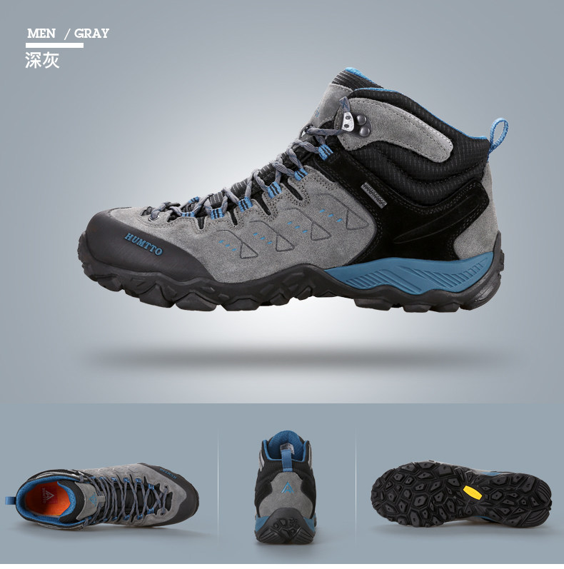 Ослепительный высокий восхождение обувь мужской зимний с дополнительным слоем пуха анти тепло Горка мужская обувь снег пригодный для носки натуральная кожа на открытом воздухе Обувь женщина humtto / defended passers 