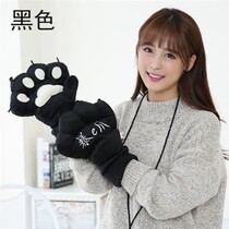 Winter bear claw gloves plus velvet thickened warm cute bear paw animal gloves riot claws male Women cartoon plus Cotton