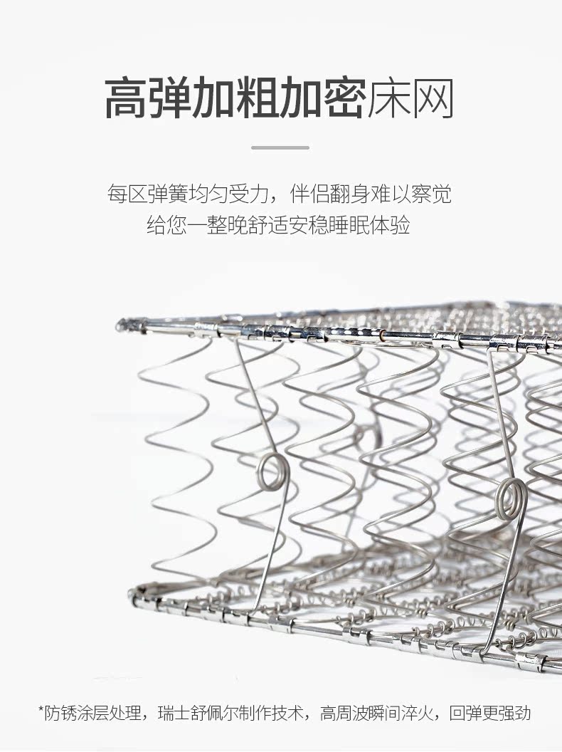 Xử lý xưởng chế biến gỗ Nệm cao su 3D 1,5 m 1,8 m xơ dừa mềm và vừa phải độc lập vừa phải gói lò xo dày Simmons - Nệm nệm nước cho bé