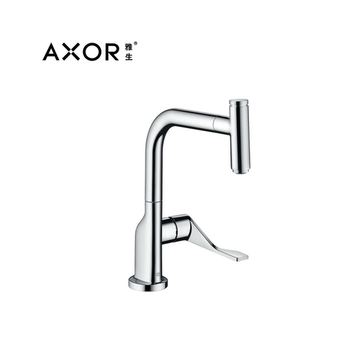 汉斯格雅 Гранитная раковина + выдвижной смеситель для элитных людей. Умывальник из нержавеющей стали Chenggong.