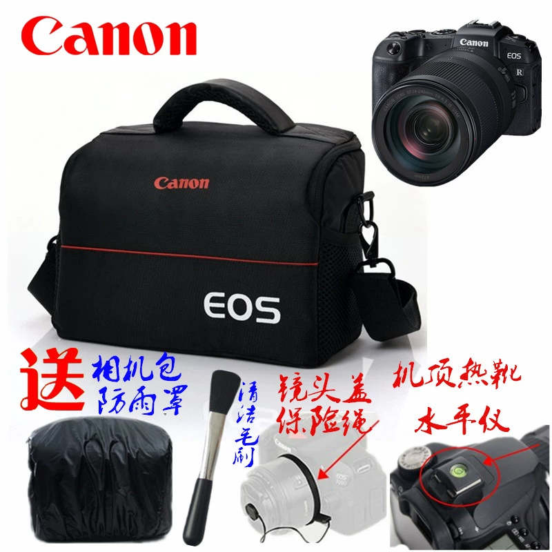 Túi đựng máy ảnh Canon EOS R RP 90D Máy ảnh cầm tay DSLR 7D 5d3 200D 800D - Phụ kiện máy ảnh kỹ thuật số