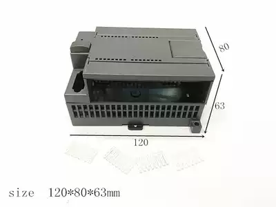 Flame retardant PLC Shell electrical housing Siemens cpu224cn rail industrial control expansion module box 120x80x63