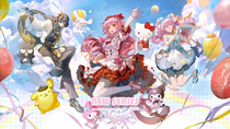 (Bichon Frize and Rabbit) Arknights Sanrio collaboration Cheng Shine cos skin Hanafang Tea Party