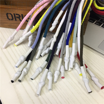 About 5mm thick sweater cap rope round rope Sweat pants waist rope woven belt Clothing accessories ins trend leather head drawstring