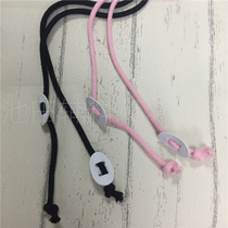 4-5mm cotton round rope leather ring hanging tip hat rope waist rope clothing drawstring garment accessories decorative accessories bag drawstring