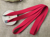 CHA Korean 2cm wide cotton belt environmentally friendly belt pants rope hoodie rope new tide square tail-clip universal ribbon