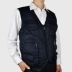 Mùa thu nam mùa đông dày vest trung niên quần áo nam vest cũ vest vest nhiều túi vest chần bố áo khoác đông nam Áo vest cotton