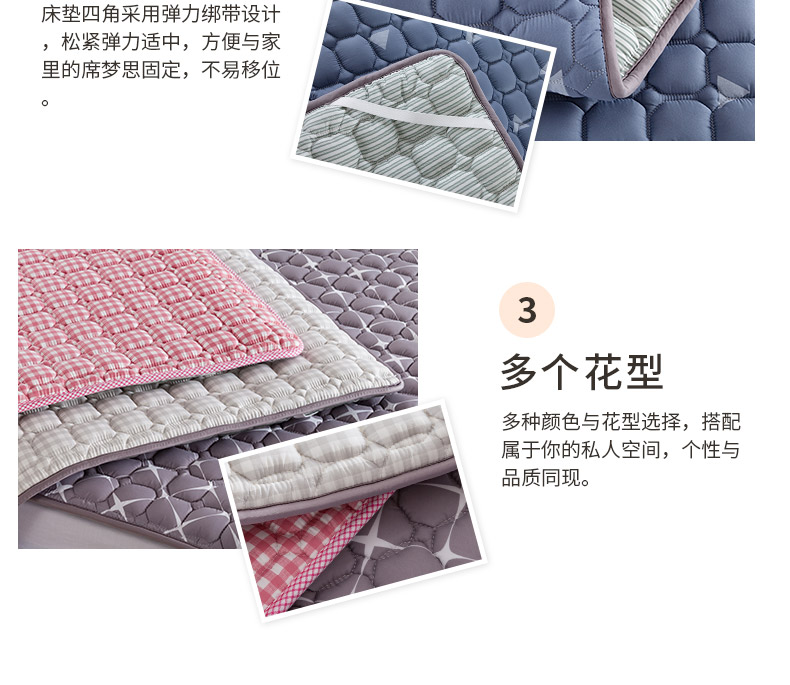Giường nệm đệm nệm mùa đông mat bảo vệ nhà mat pad giường 1,8x2.0 m m giường đệm nhíp các loại đệm