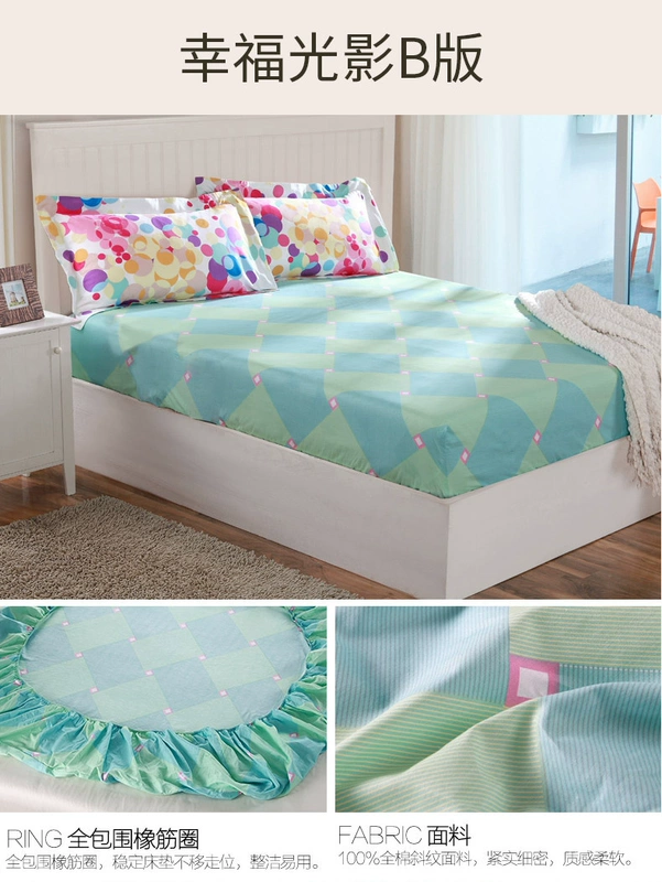 Giường cotton bao gồm tất cả, giường đơn che phủ nệm bông Simmons có thể tháo rời nắp bảo vệ 1,5 m 1,8 m giường