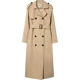 Lily2019 mùa xuân mới của phụ nữ hai mặc áo khoác kaki từ vai áo gió dài 119100C1250 - Trench Coat