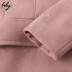 103Lily Winter New Women Màu áo liền thân Thắt lưng Eo dài Dài Áo len dài đến đầu gối áo dạ măng tô nữ đẹp Accentuated eo áo
