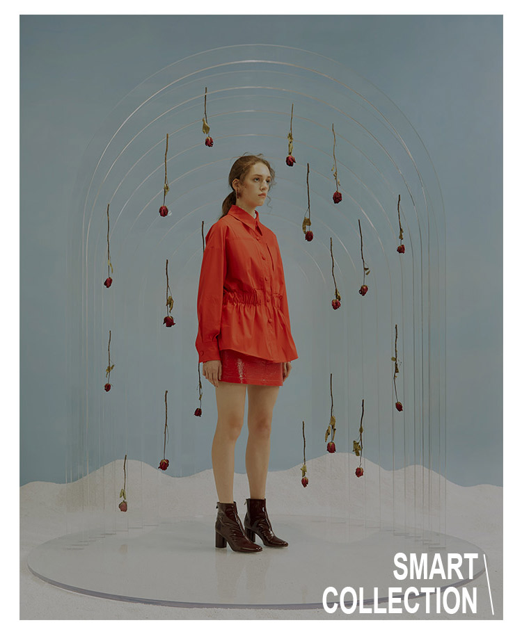 [SMART Series] Lily mới của phụ nữ phần eo ngắn áo 117349C1914 áo khoác nữ đẹp