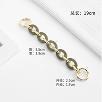 5 Прямого золота - все элегантное зеленое (длиной 19 см)