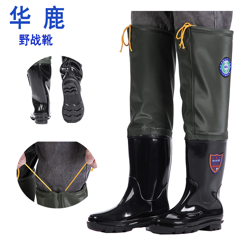 Giày cao gót mới đi mưa ủng dài ủng nam và nữ cỡ lớn chống trơn trượt cao su mềm đế giày chống mưa đi giày câu cá - Rainshoes ủng đi mưa nhật bản