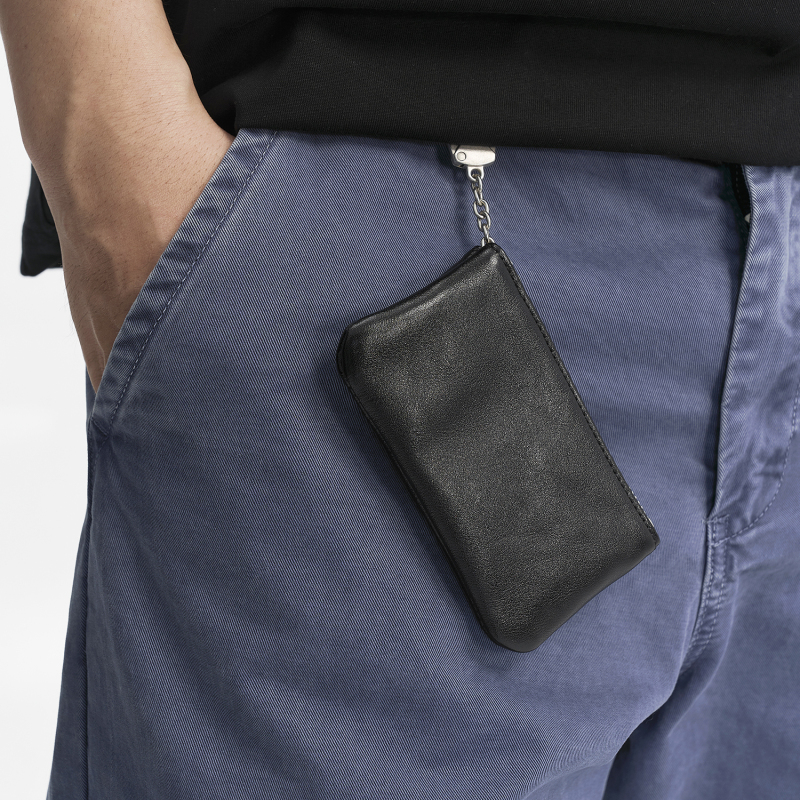 Toptier Bro Genuine Leather Small Card Holder Mini Portable Keychain Bag Coin Purse Multifunctional Storage Bag Toptier Bro Genuine Leather Small Card Holder Mini Portable Keychain Bag Coin Purse Multifunctional Storage Bag