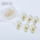 Creative Hollow Photo Clip Mini Fish Clip Cork Board Decorative Bill Clip Metal Plating Ins Fish Tail Clip