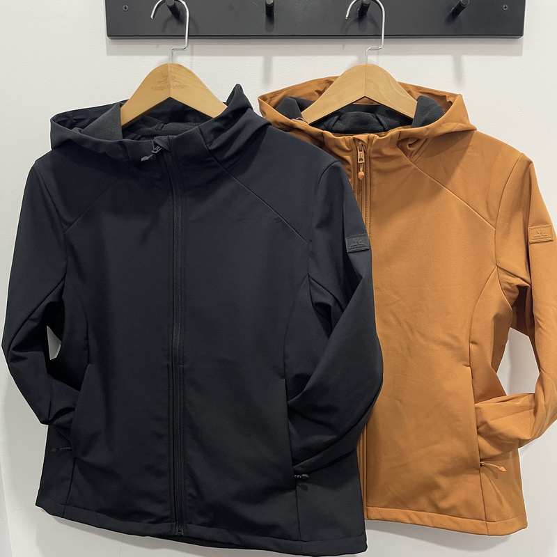 Clearance Couple's Hooded Softshell Jacket with Waterproof Layer, Ultra-Fine Fleece, Four Colors, Stretchy Unisex Jacket, Mu Gaodi