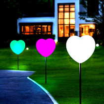 led luminous love lamp colorful decoration activities outdoor waterproof lawn window beautiful Chen wedding festival atmosphere light